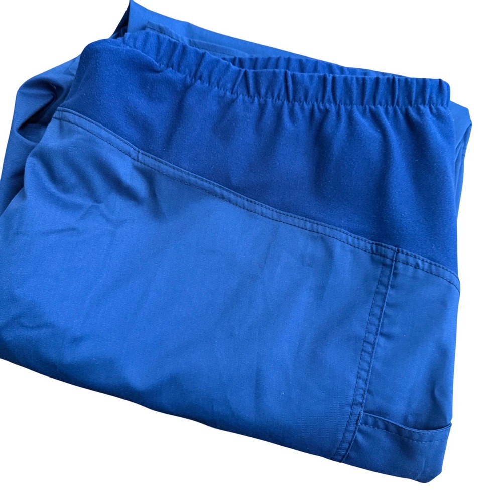 Cherokee Workwear‎ Revolution Maternity Scrub Pants Navy Blue 2XL WW155 NWT